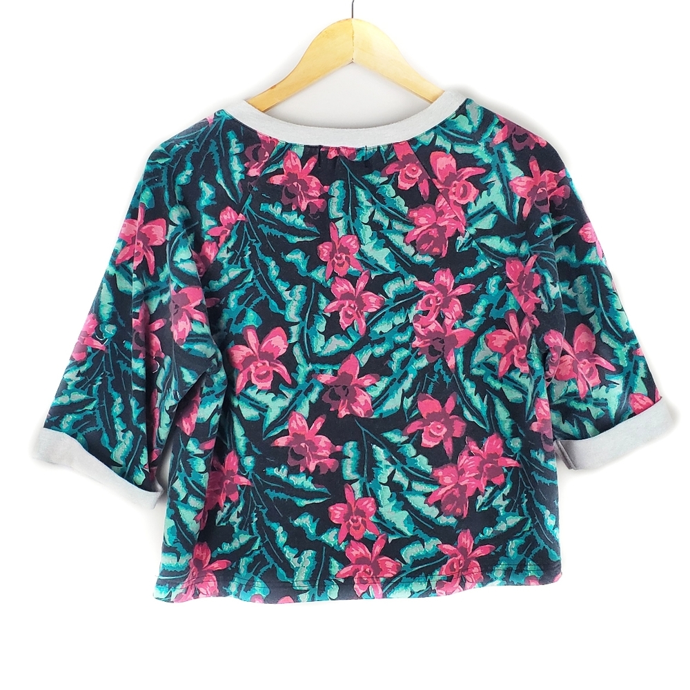 MinkPink Sundown Jungle Cropped Top Size Medium - Picture 4 of 5